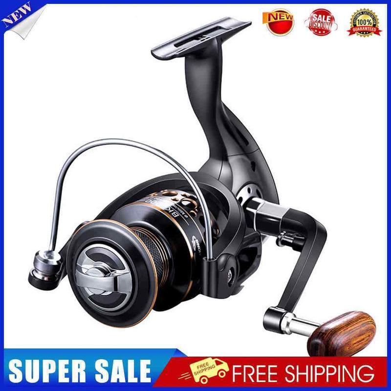 #A Fishing Reel Metal Spool Line Cup 5.2/1 12+1BB Ball Bearings Spinning Carp Re