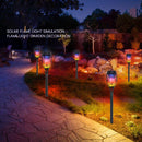 #A 1/2/4/6/8pcs 12LED Solar Flame Light Flickering Lawn Lamps for Garden Lightin