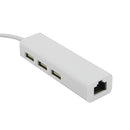 USB 3.1 Type-C to USB 3.0 3 Ports Hub Highspeed Ethernet Internet Adapter C