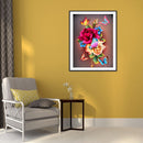 DIY Full Square Drill Diamond Painting Mosaic 5D Flowers Butterflies Kit Artw
