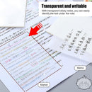 Multicolor Ballpoint Pen - 0.5mm 6 in 1 Retractable Pens for Office School