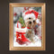 Dog Christmas Xmas 5D Diamond Embroidery Painting Rhinestone Cross Stitch
