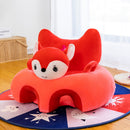 Baby Sofa Support Seat Cover Cartoon Animal Learning To Sit (Squirrel) Newly