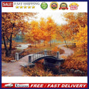 5D DIY Full Drill Diamond Painting Scenery Embroidery Mosaic Kit Bedroom Deco