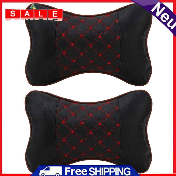 2PCS Vehicle Car Soft Warm Headrest Neck Cushion Automobile Seat Head Res