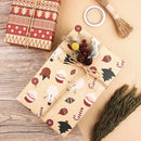 Handmade Craft Christmas Decoration Wrapping Paper Kraft Paper Recyclable