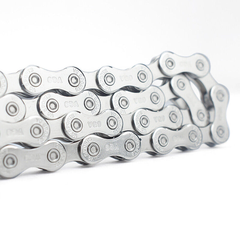 VG Sports Bicycle Chain Steel 116 Links Mountain MTB Road Bike Chain (9s) Newly