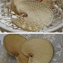 Bamboo Handmade Portable Straw Hand-woven Fan Summer Cooling Fan Woven Fan