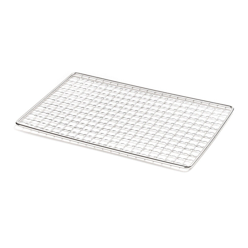 Portable Camping BBQ Net Stainless Steel Barbecue Grill Net (Single Net) Newly