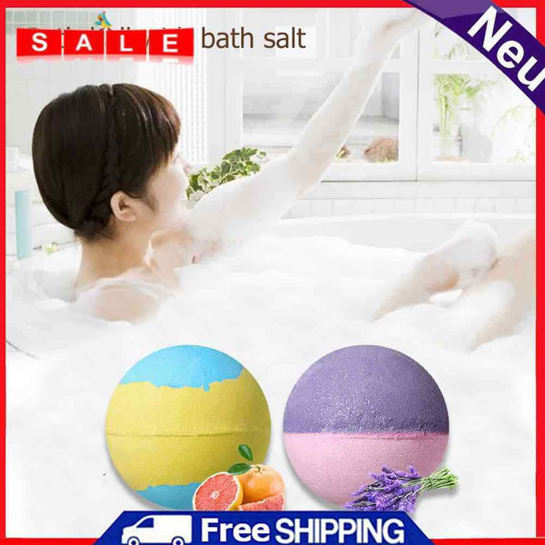Skin White Bath Bombs Anti Stress Exfoliating Blisters Ball Bath Salt Ball