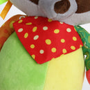 Baby Kids Plush Toys Teether Educational Hanging Musical Toys (Raccoon)