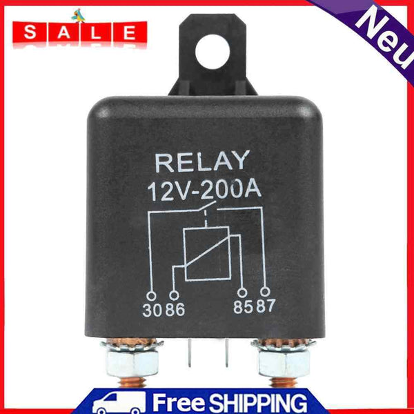 WM686 12V 200 Amp Split Charge/Winch Relay Car Boat Mower Starter Relay 4 Pin