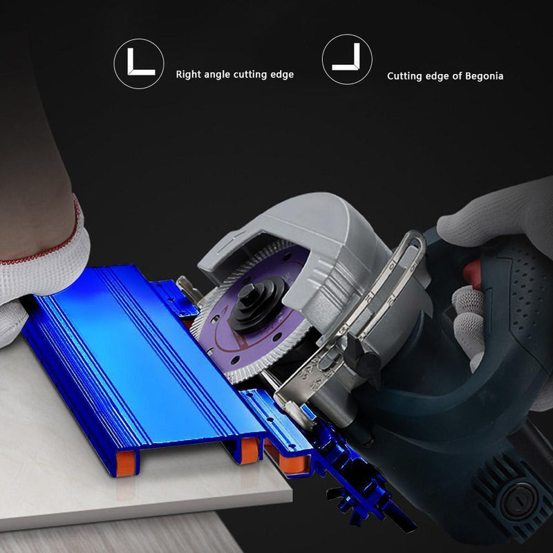 45 Degree Stone Cutting Machine Tile Ceramic Chamfering Cutter Mill (Blue)