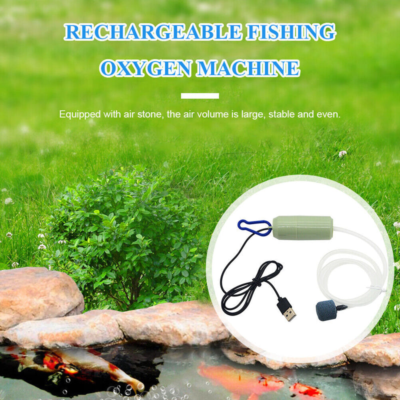 Silent Aquarium Air Pump Fish Tank Mini Air Compressor Oxygen Pumping Aerat
