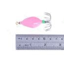 Hard Bait Luminous Squid Jig Hook 50.6g Octopus Fishing Tackle (Light Pink)