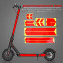 Reflective Stickers for M365 Scooter Night Riding Safety PVC Strip (Red) Newly