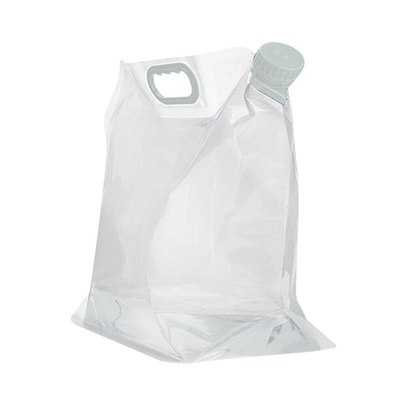 15L Foldable Portable Outdoor Camping Cooking BBQ Water Bag Carrier (White)