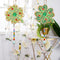 #A 2pcs 5D Keychain Pendant DIY Spot Drill Handmade Ornament Art Crafts Home Dec