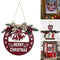Merry Christmas Sign Xmas Door Sign Christmas Hanging Signs Front Door Decor~