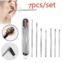 Innovative Spring Ear Wax Cleaner Tool Set 7PCS O1E5