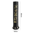 Leather Snooker Cue Tip Cover Protector Sleeve for Stick Billiard(Black) Newly