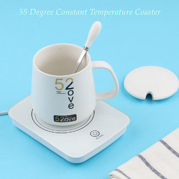Water Proof Smart Constant Temperature Coaster Warm Cup Heating Base Coaster