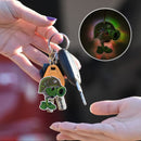 Diamond Painting Keychain DIY Pat Luminous Full Special-shaped Drill Key Ri