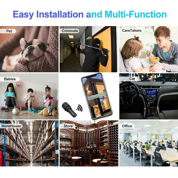 Wireless WIFI 1080P HD 4K Cam IP DVR Camcorder X14 Camera