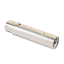 2x XLR 3Pin Male to Female Phase Reversal Adapter Plug Socket Cable Connect