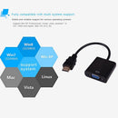 1080P HDMI to VGA Adapter Male to Female Converter 1080P HDTV Monitor for TV Box