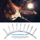 9pcs/set Understring Guitar Radius Gauge for Electric Classical Guitar Bass