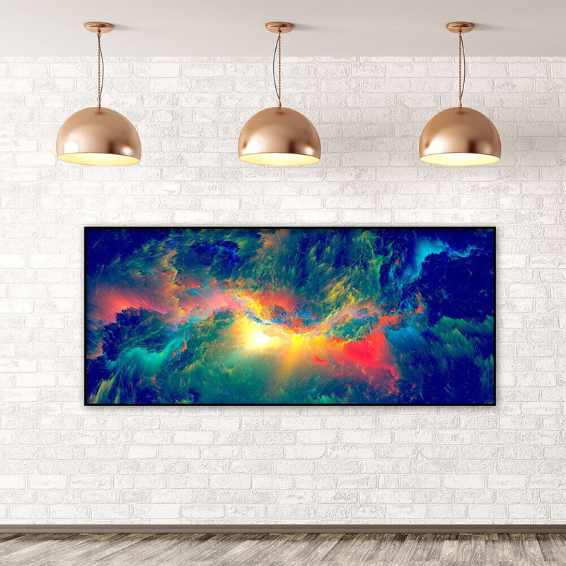 Colorful Cloud Oil Paint By Numbers Kits Hand Painted Wall Craft for Adults Kids