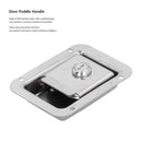 with Keys Stainless Steel Box Lock Handle Lock Cabinet Lock Paddle Door Latch