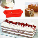 Cake Bread Molds Rectangular Silicone Toast Moulds Tray Baking H7S8 D6K8