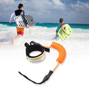 Elastic Coiled Raft Kayak Safety Hand Rope Stand Up Paddle Board Surfing Leas