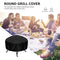 Round BBQ Grill Cover, Waterproof Barbecue Oven Protector (86 X 36cm) Newly