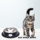 Dog Cat Thick Non-slip Bowl Elevated Drinking Bottle Pet Supplies (Black) Newly