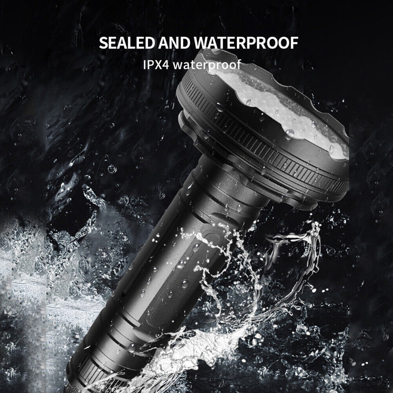 Waterproof 128 LED UV Ultraviolet Inspection Torch Lamp 395nm Flashlight