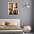 Diamond Painting 5D DIY Cow Calf Full Round Drill Rhinestone Picture Kit Newly