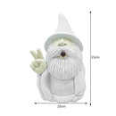 Smoking Gnome Garden Statues Outdoor Dwarf Ornaments Garden Home Sculpture