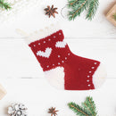 Christmas Knitting Stockings Acrylic Hanging Gifts Christmas Tree Bag (02) Newly