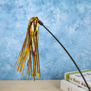 5pcs Funny Ring Paper Cat Stick Teaser Wand Playing Rod with Bell Pet Cats Toys