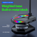 RGB Headphone Holder Gamer Headset Rack Bracket Desktop Earphone Display Stand