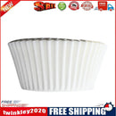 100pcs Cupcake Paper Oilproof Liner Baking Cup Tray Muffin Wrapper (White)