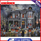 Frameless Painting By Numbers Kit DIY Halloween Drawing On Canvas Art Craft