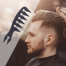 Durable Men Hair Comb Plastic Wide Tooth Classic Brush Large Teeth Salon Ho