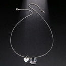 Mum Letter Heart Necklace Created Jewelry Pendant Mother's Birthday Gift M9O5
