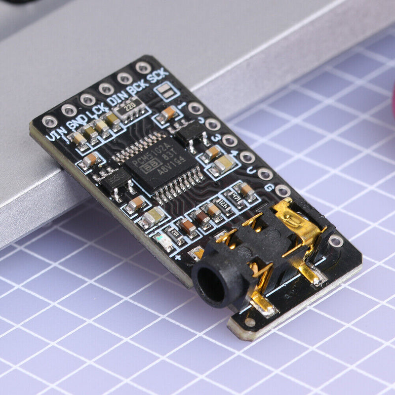 I2S PCM5102 DAC Decoder 3.5mm Stereo AUX Jack Player Module for Raspberry P