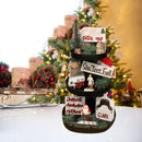 Farmhouse Tiered Tray Decor Set Wooden Rustic Mini Signs Decorations for Kitchen