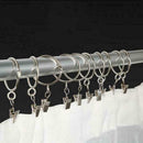 1Pcs Iron Curtain Clips Metal Hanging Hooks For Shower Curtains Sale Hot V4A7